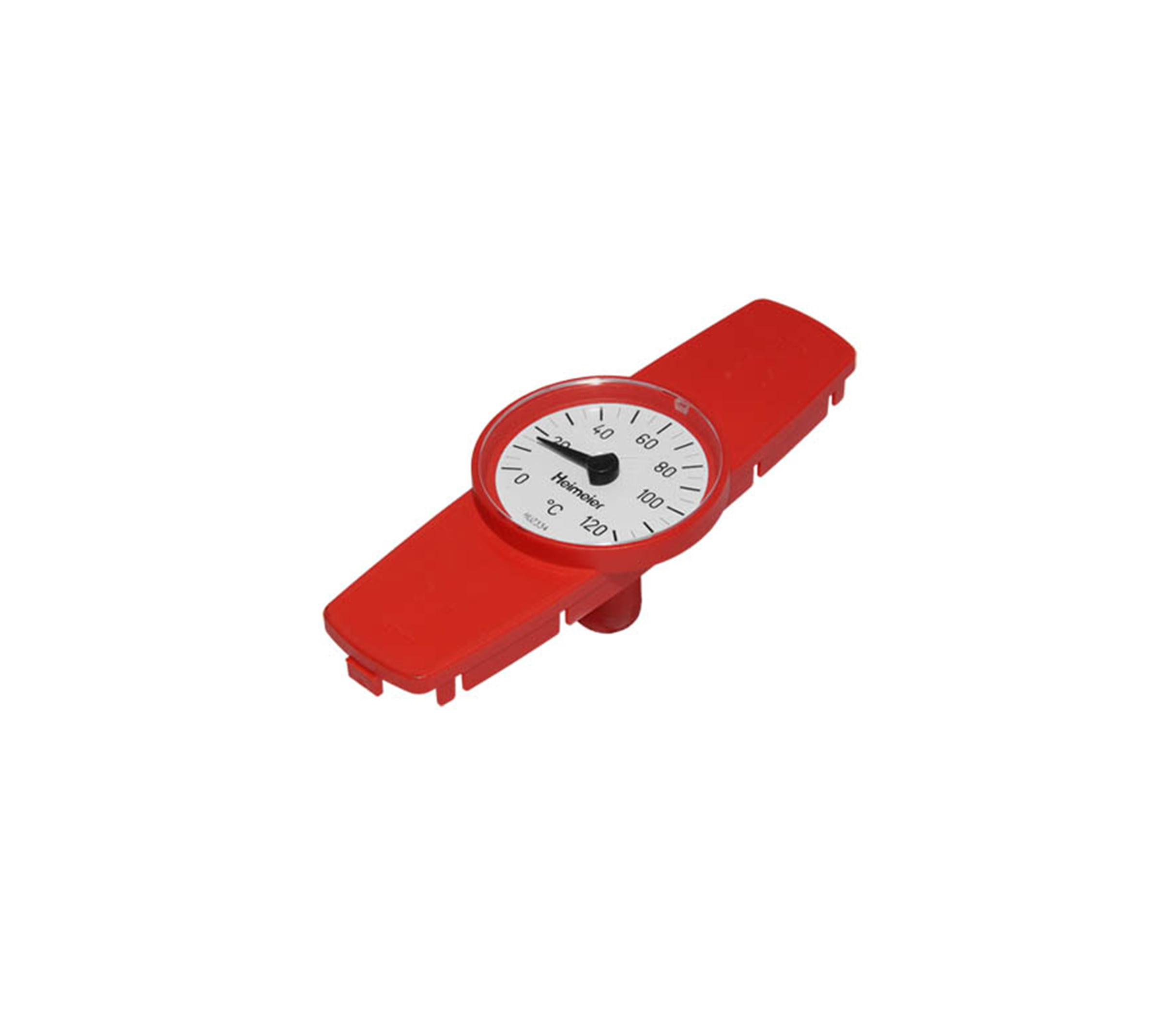 Θερμόμετρο κόκκινο βανών Globo DN10-DN32